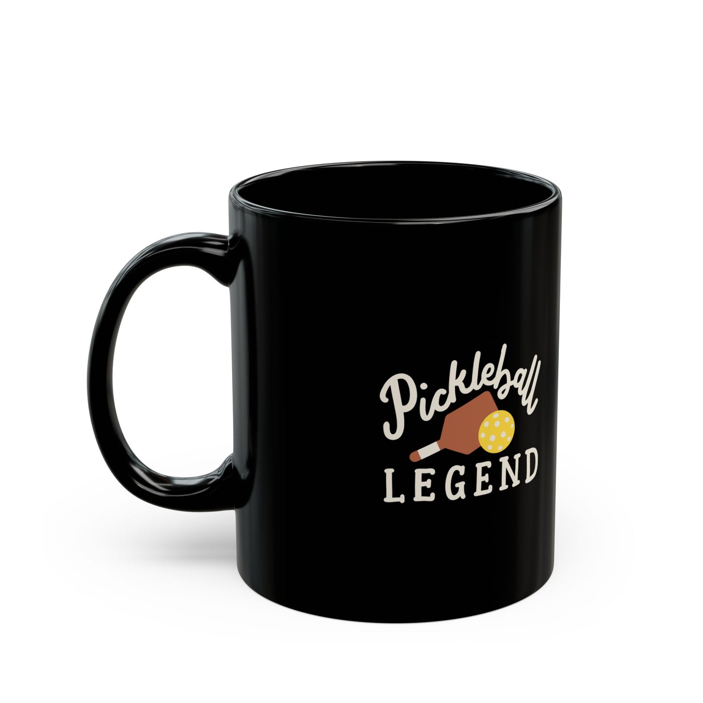 Pickleball Legends Black Mug Cup