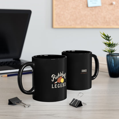 Pickleball Legends Black Mug Cup