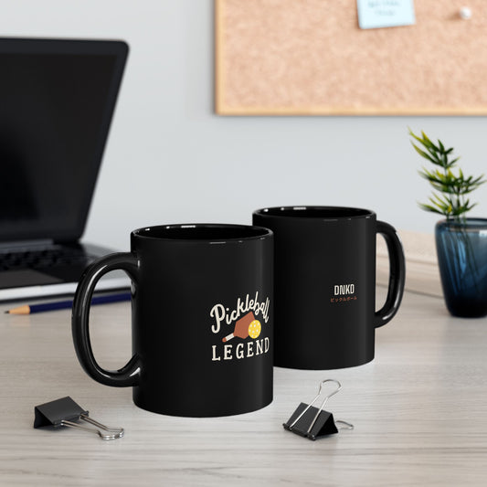 Pickleball Legends Black Mug Cup