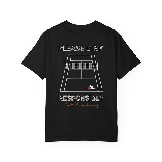 Please Dink Responsibly | Pickleball Social T-Shirt